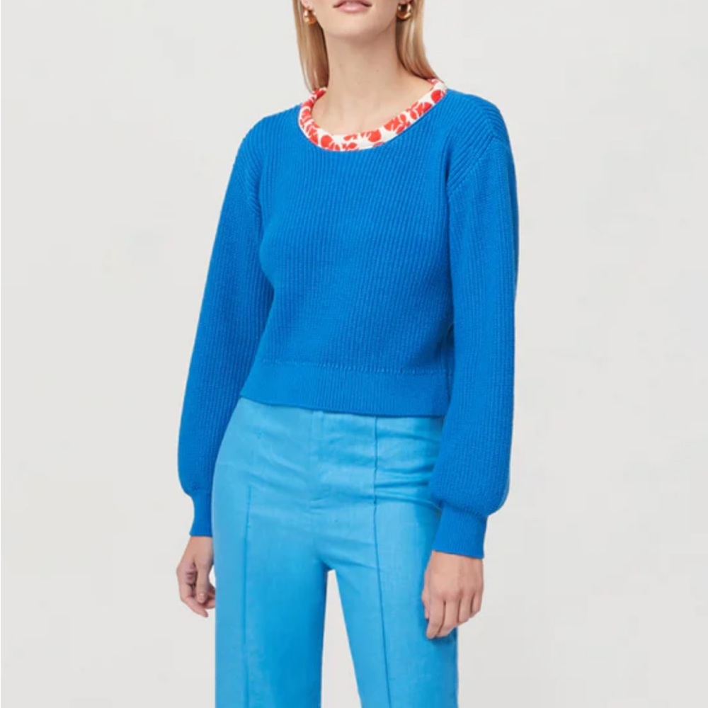 RHODE Maisie Pullover Imperial Blue NWT $465